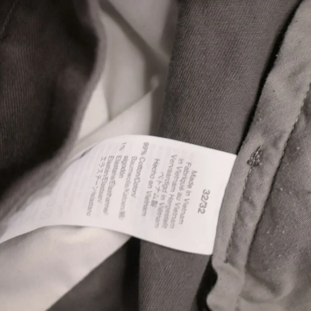 J.Crew Gray Flex‎ Slim Fit Pants Men's 32x32 Measures 34x31